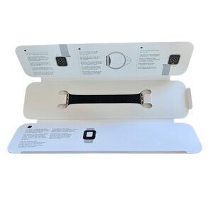 APPLE Watch Braided Solo Loop Watch Band Size 4 40mm Charcoal Black Genuine